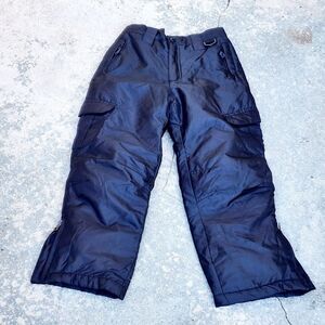 Unisex Arctic Quest Black Ski Snow Pants Size 7